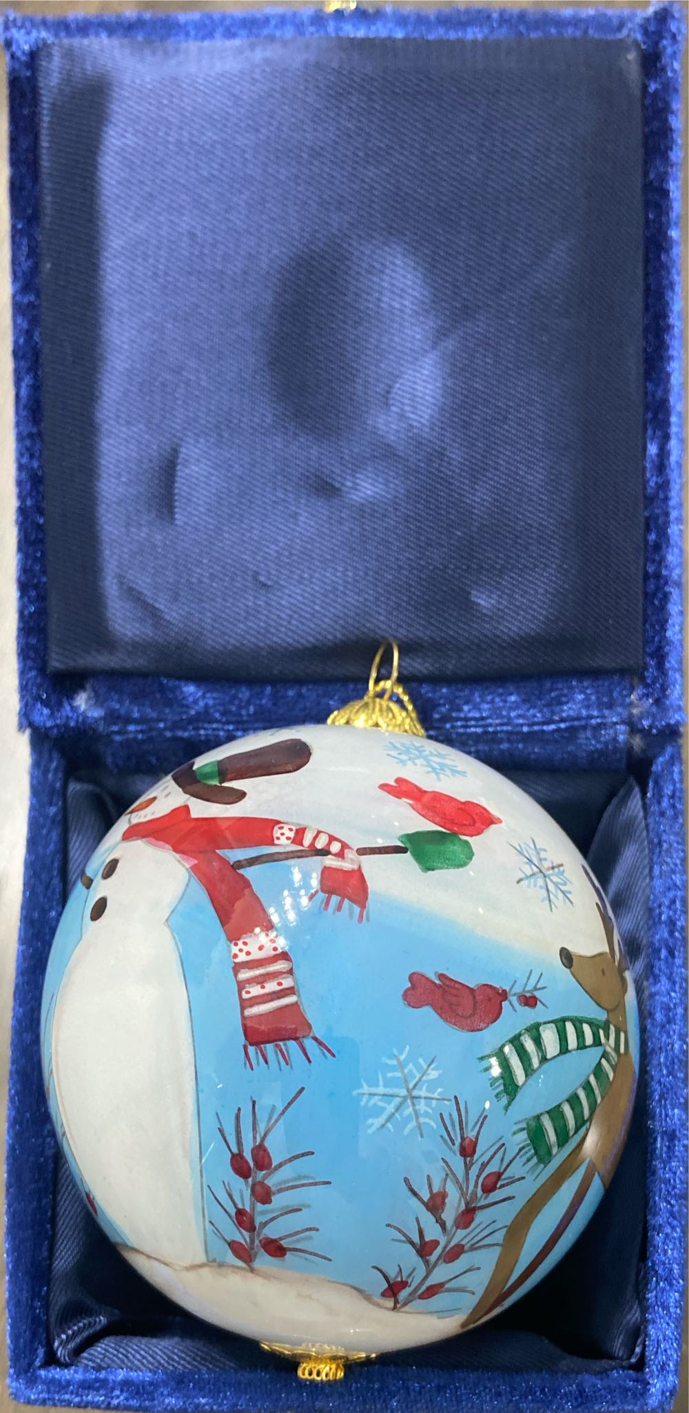 Li Bien Santa, Reindeer and Snowman  ornament collectible - Main Image 3