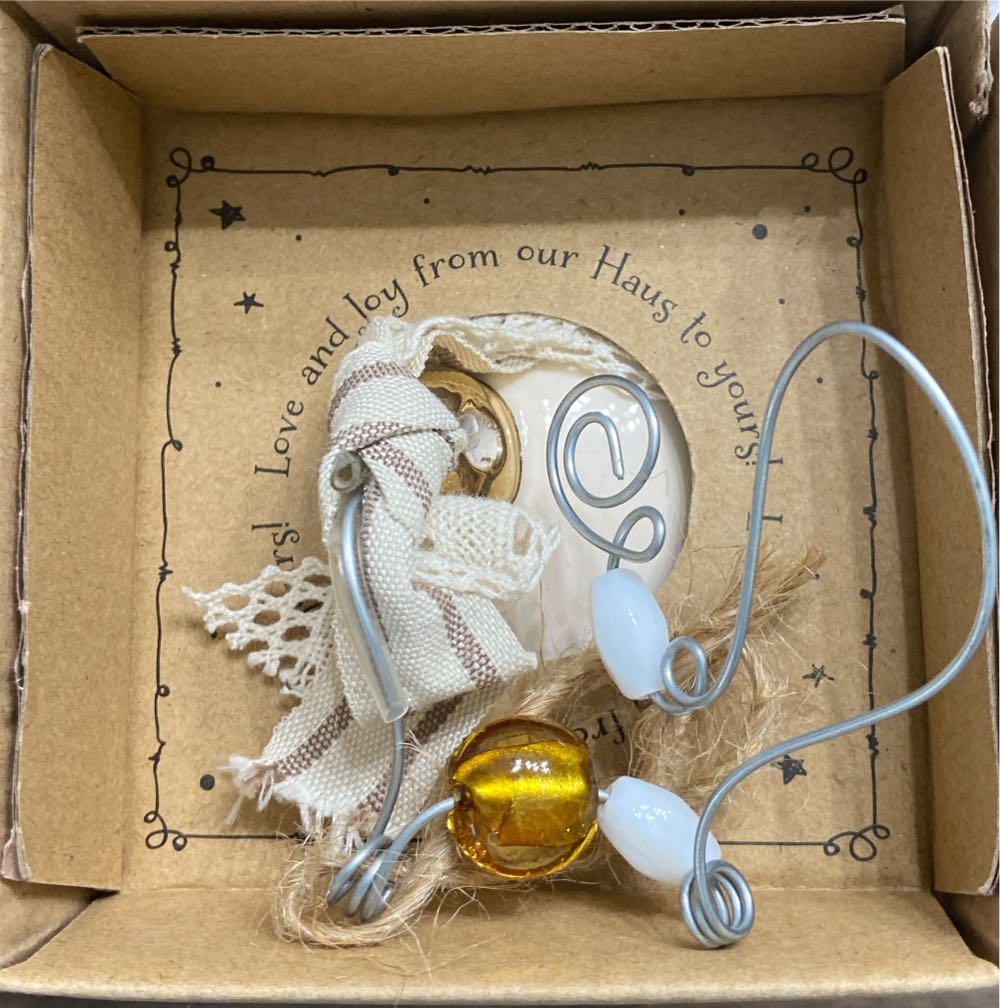 Merry Christmas Deer And Laurel Bell  ornament collectible [Barcode 849046033937] - Main Image 3