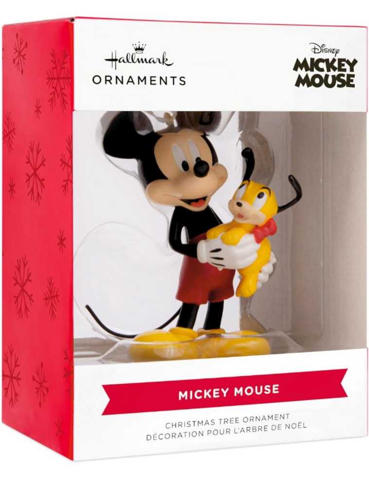 Hallmark Disney Mickey Mouse Holding Puppy Christmas Ornament  ornament collectible [Barcode 726528599924] - Main Image 3