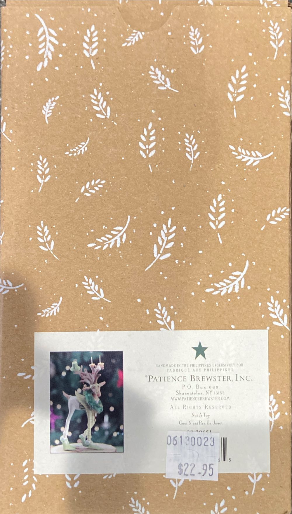 Patience Brewster Dash Away Prances  ornament collectible - Main Image 2