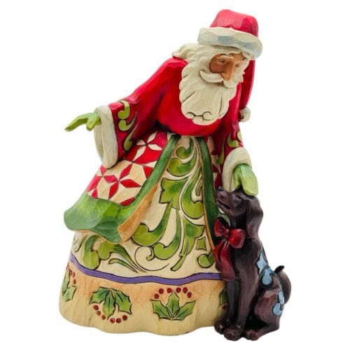 DINOS - Santa On T-rex Wood