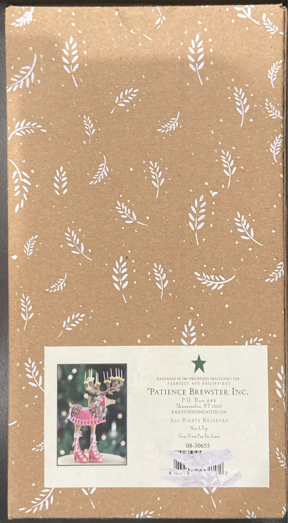 Patience Brewster Krinkles Mini Dash Away Donna Christmas Ornament W Tag 4 1 2”  ornament collectible [Barcode 837036024102] - Main Image 3