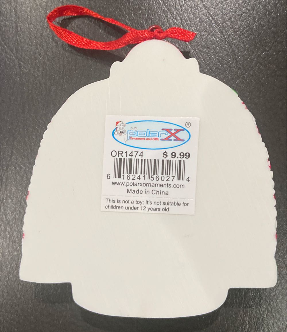 Ugly Sweater Personalized Christmas Tree Ornament  ornament collectible [Barcode 616241560274] - Main Image 3