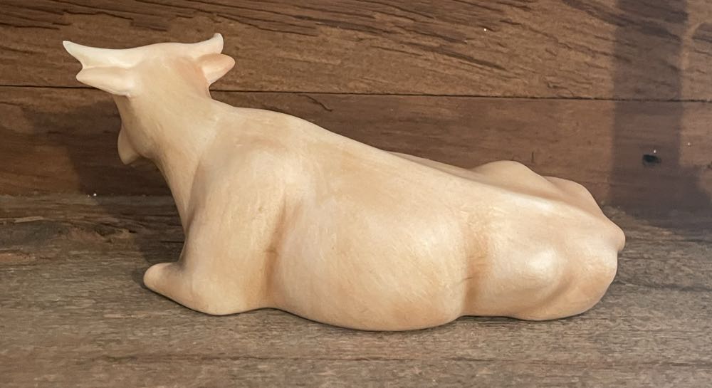 Ceramic - Holland - Nativity - (Set 4) - Animal - Cow - Supine - Animals (Nativity) ornament collectible - Main Image 2