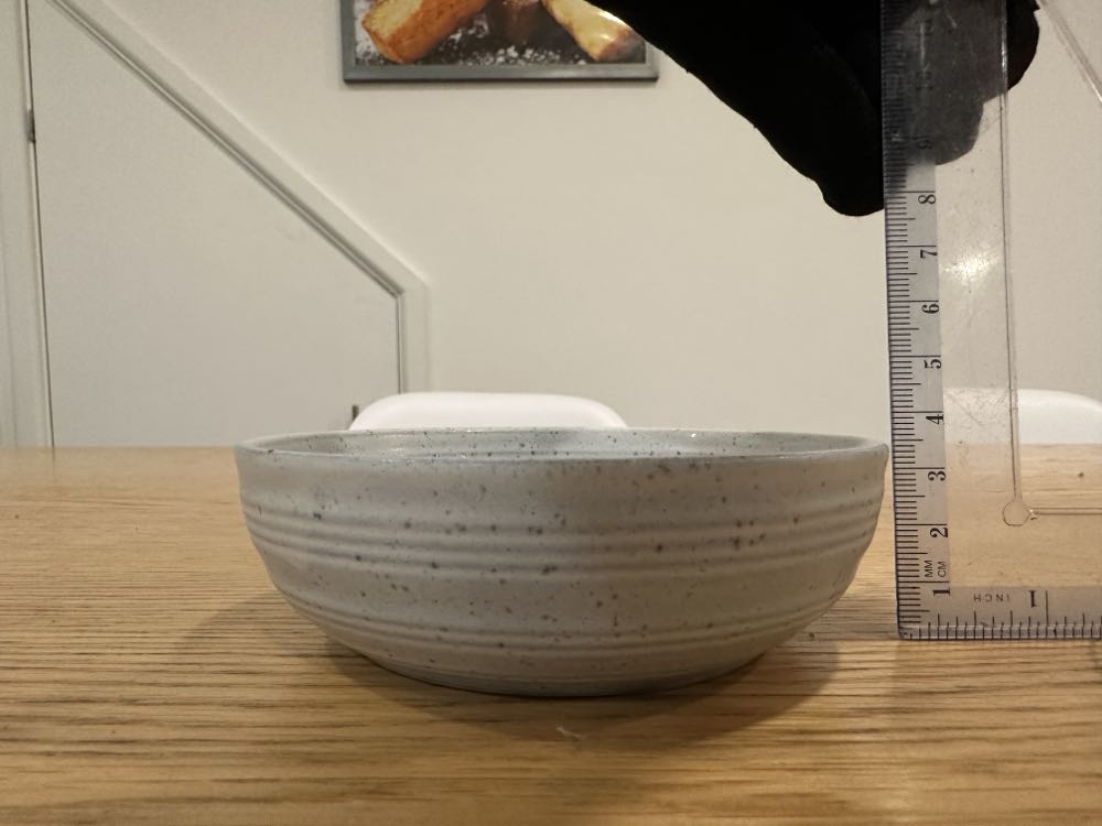 Bowl Small Grey/white 11cm  ornament collectible [Barcode 5059959519403] - Main Image 3