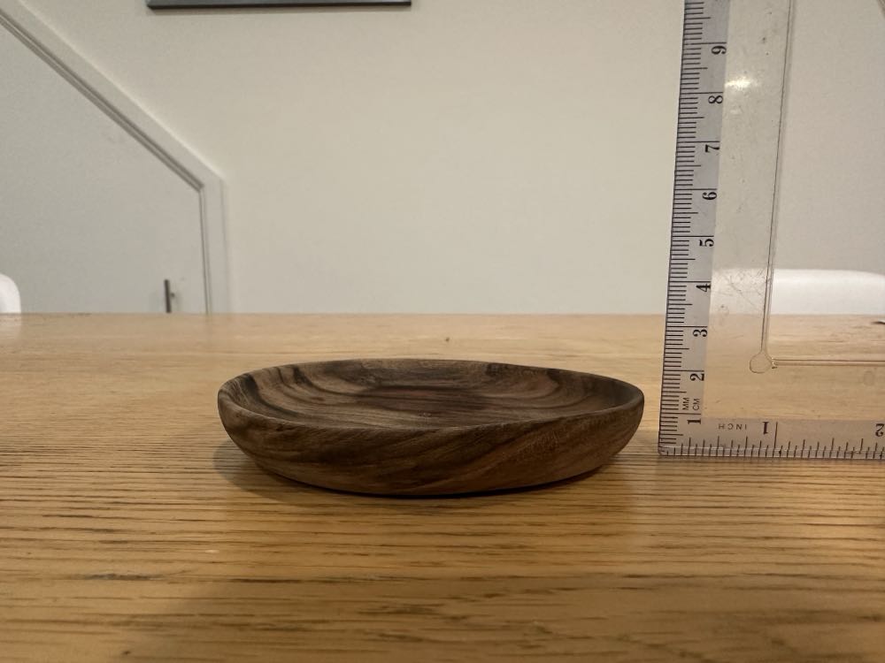 Plate Small Wood  ornament collectible - Main Image 2