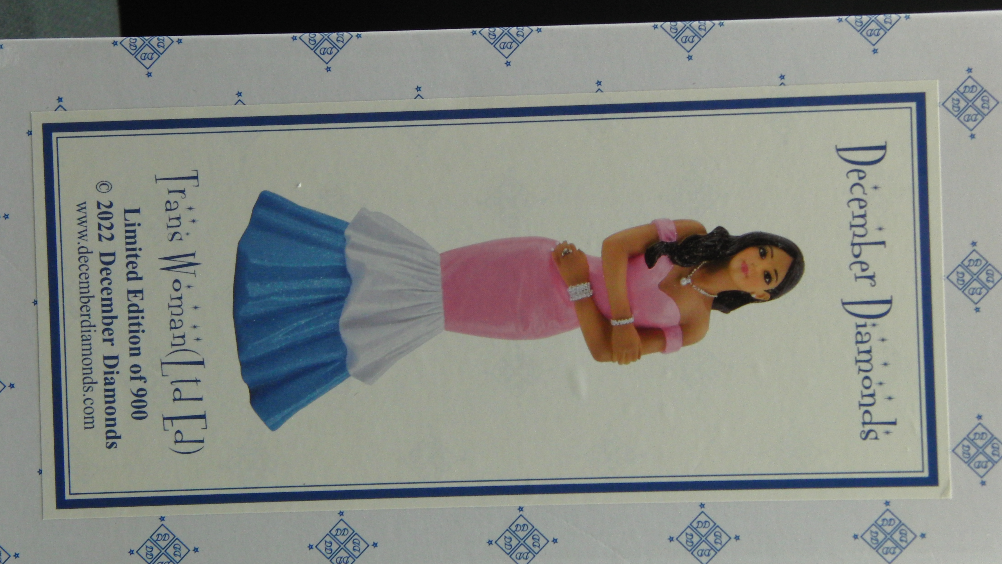 Trans Woman - Mermen (One World, One Ocean, Let’s Protect It!) ornament collectible - Main Image 2