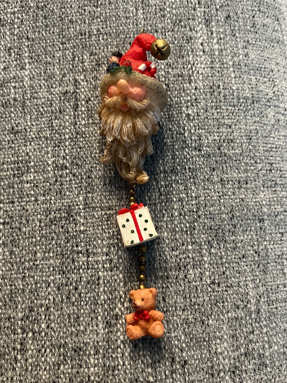 Little Red Truck Hauling a Christmas Tree