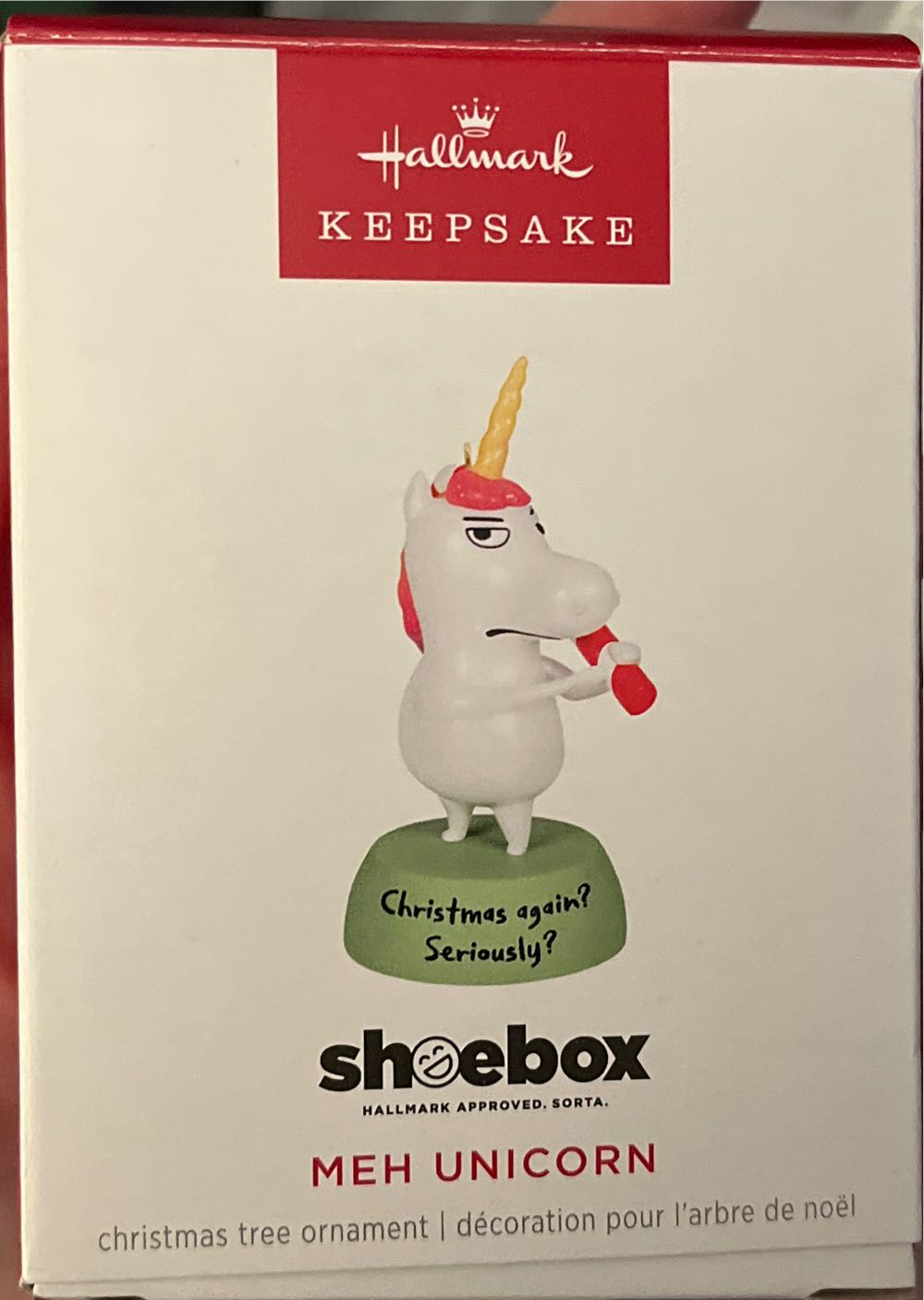 Meh Unicorn  ornament collectible [Barcode 661127023992] - Main Image 2