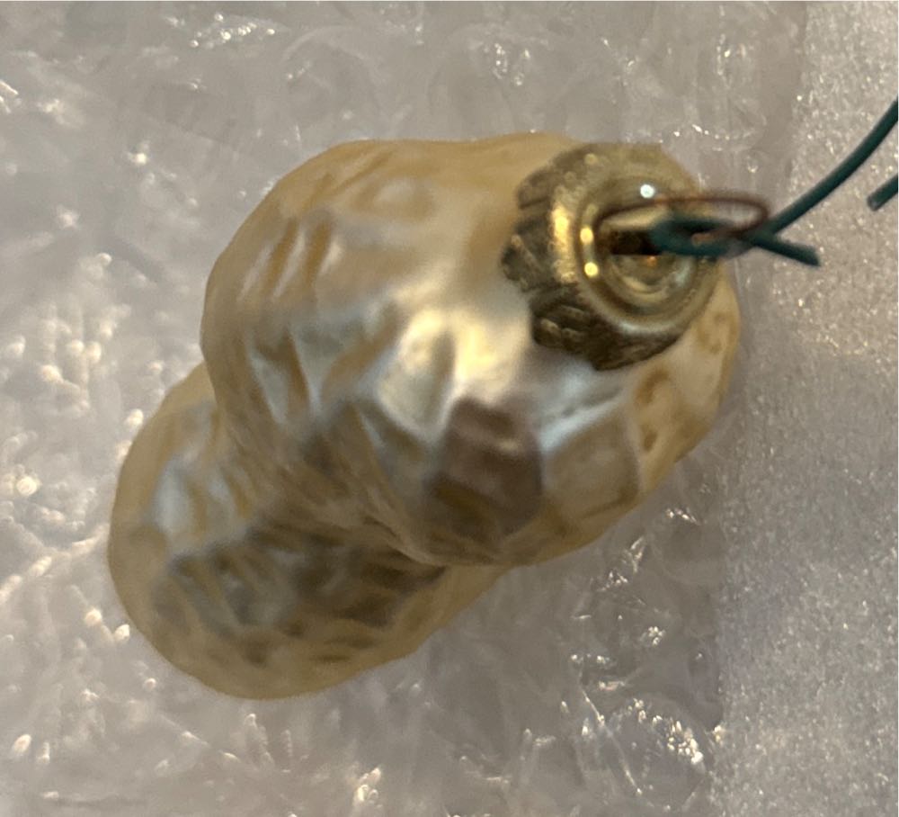 Peanut Ornament  (food) ornament collectible - Main Image 3