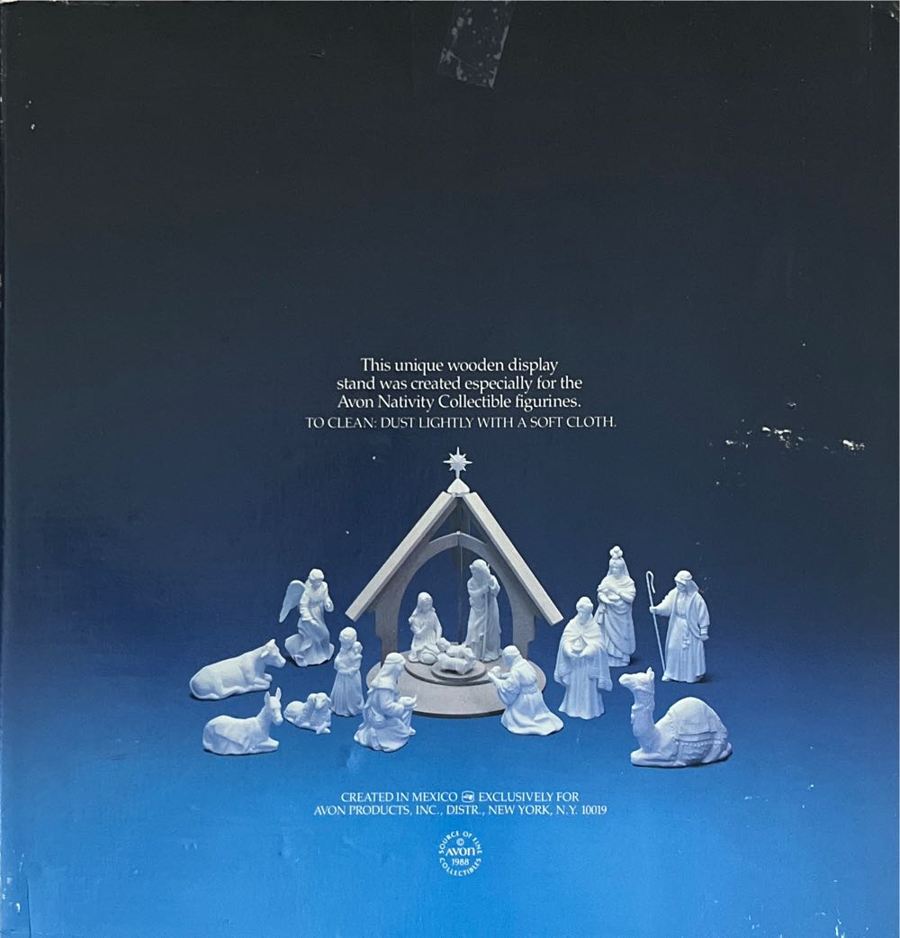 Christmas Nativity. Avon Nativity Collectibles. 1988. Display Stand - Avon Nativity Collectibles (Avon: Display Stand) ornament collectible - Main Image 2