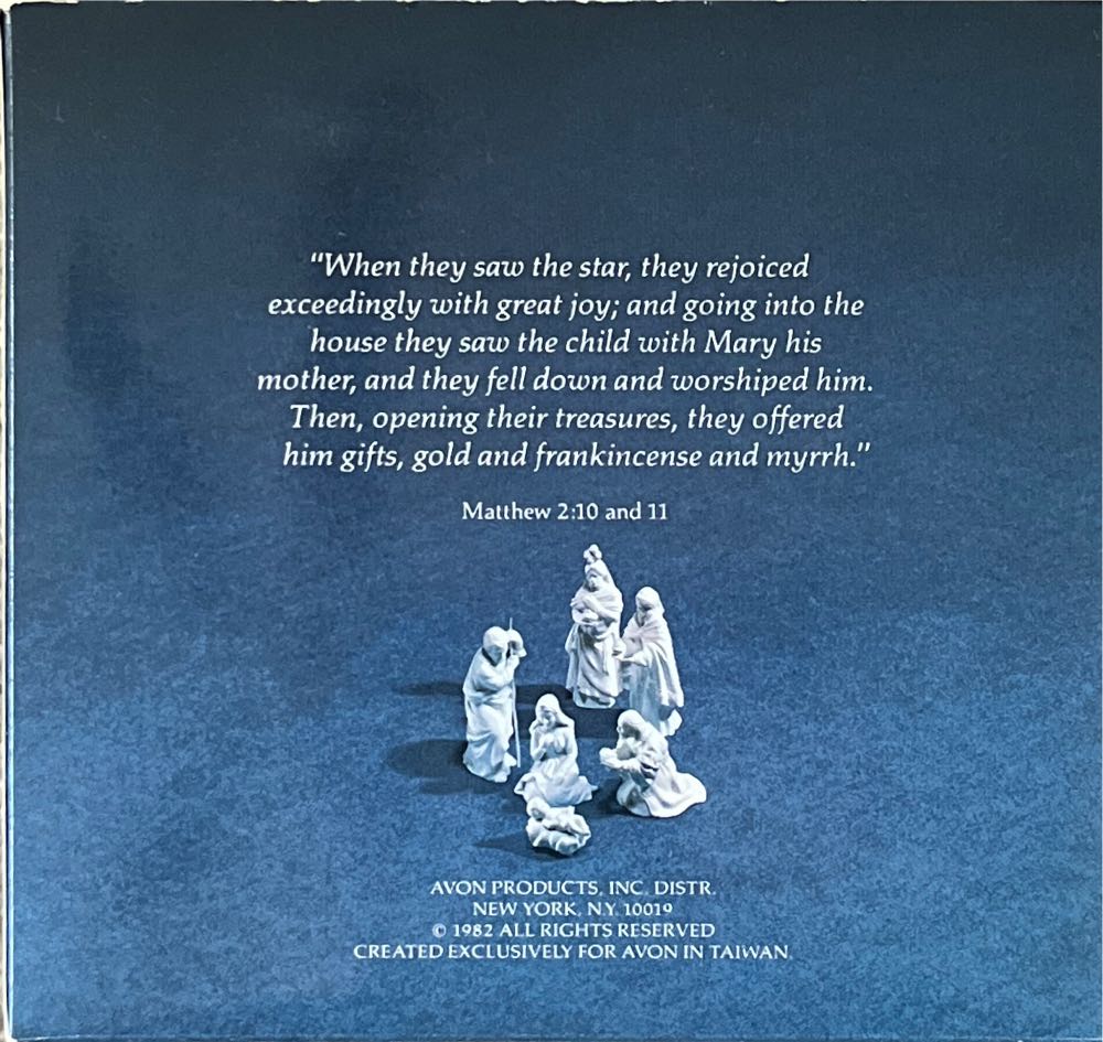 Christmas Nativity. Avon Nativity Collectibles. 1982. The Magi. Melchior. - Avon Nativity Collectibles (Avon: The Magi Melchior) ornament collectible - Main Image 2