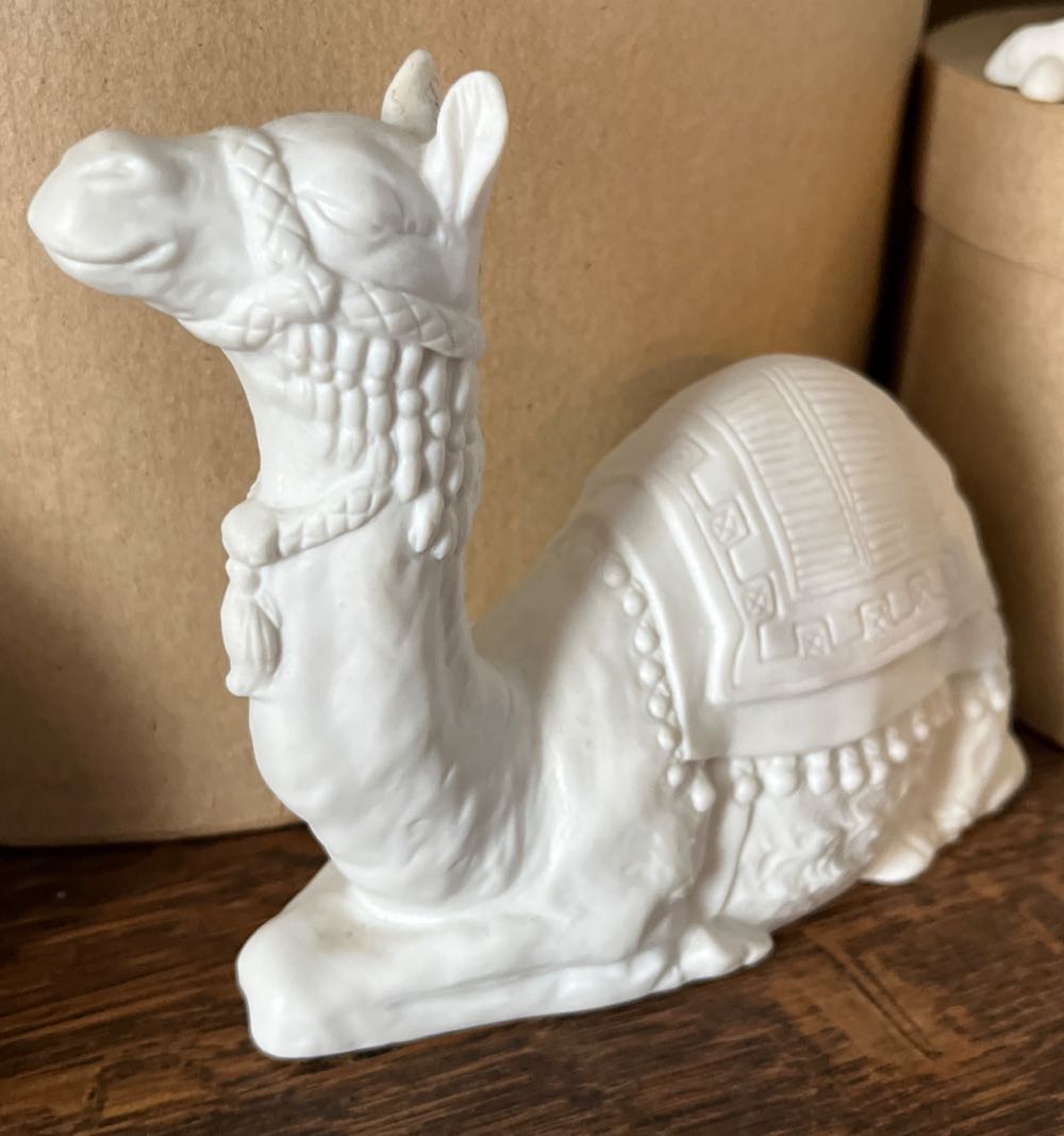 Christmas Nativity. Avon Nativity Collectibles. 1984. The Camel. Porcelain Figurine. - Avon Nativity Collectibles (Avon: The Camel) ornament collectible - Main Image 4