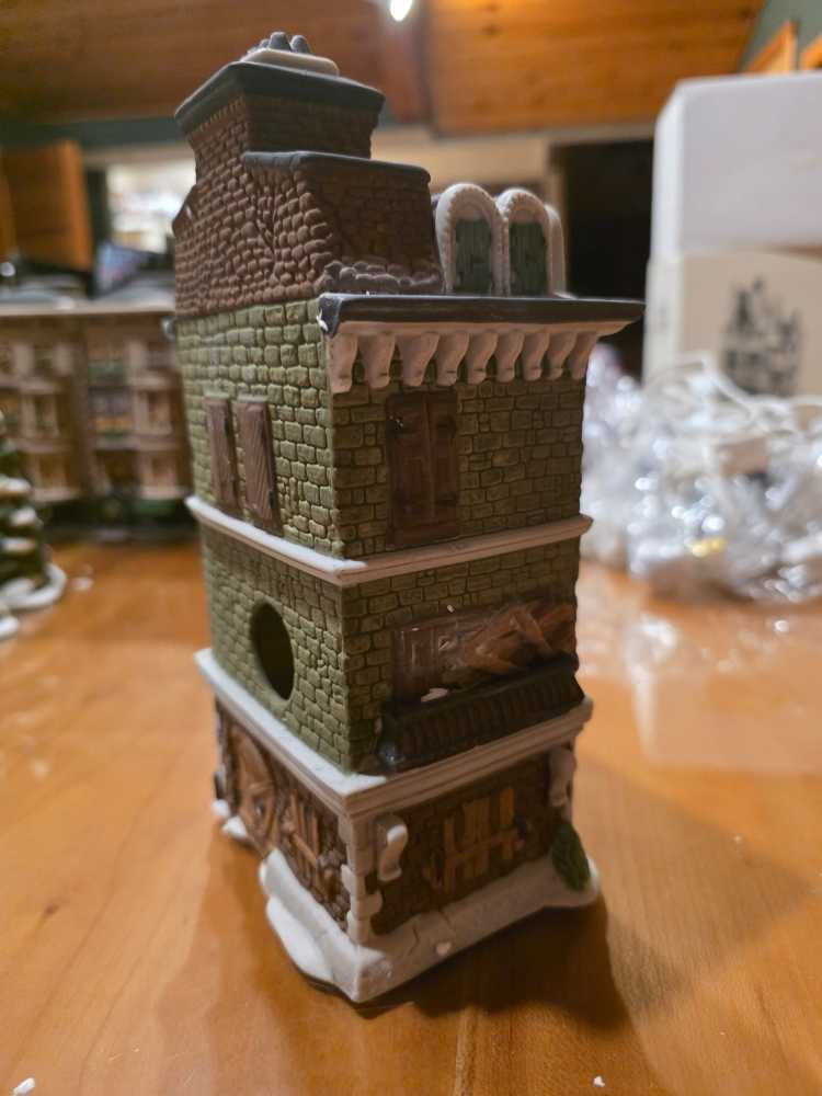 The Flat Of Ebenezer Scrooge - Dickens Village Series ornament collectible - Main Image 3