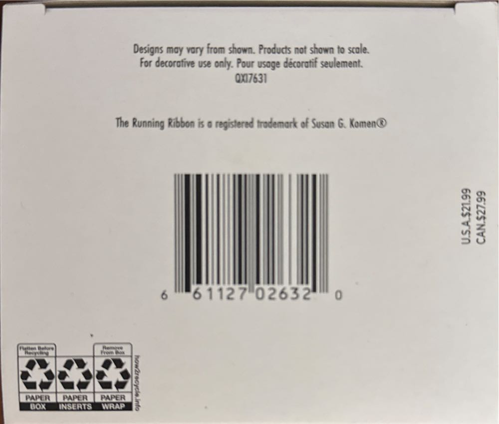 Angel Of Healing - Susan G. Komen (Angels, Susan G. Komen) ornament collectible [Barcode 661127026320] - Main Image 4