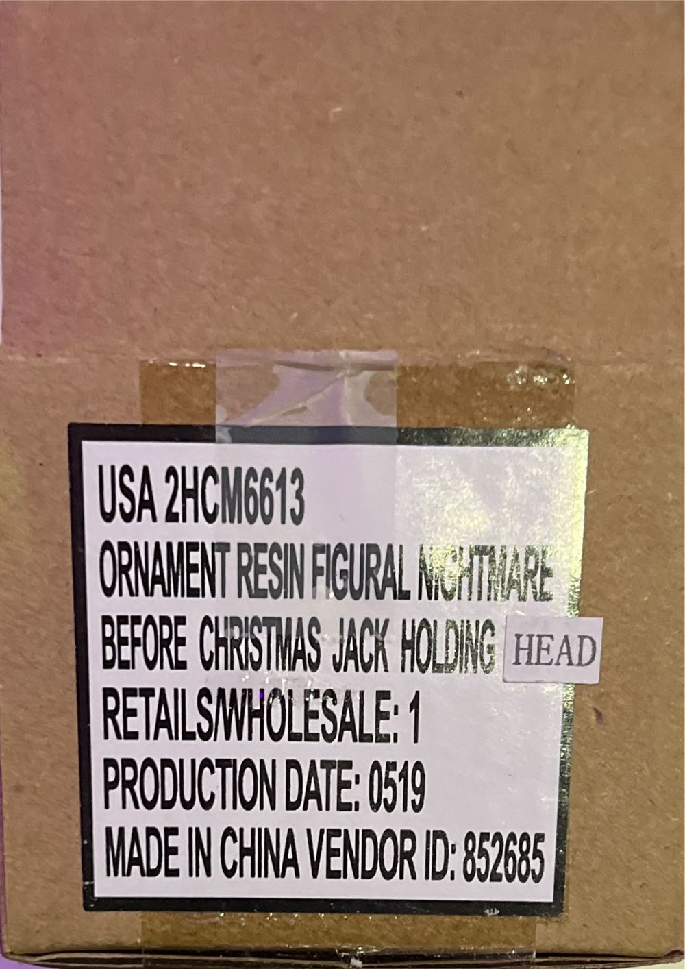 NBC: Jack  ornament collectible [Barcode 763795595914] - Main Image 4