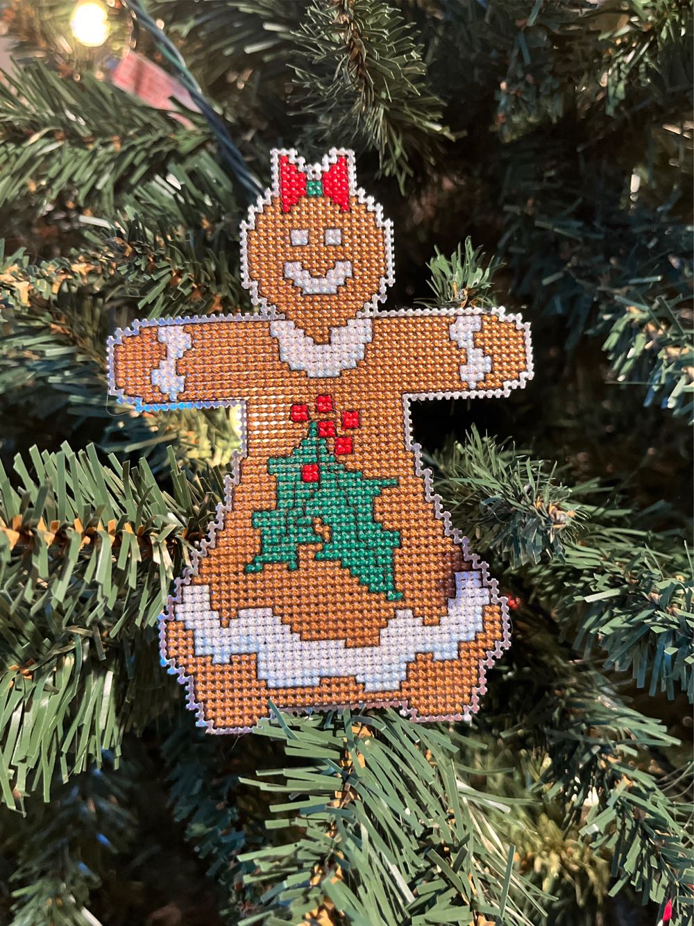 Gingerbread Cross-stitch  ornament collectible - Main Image 2