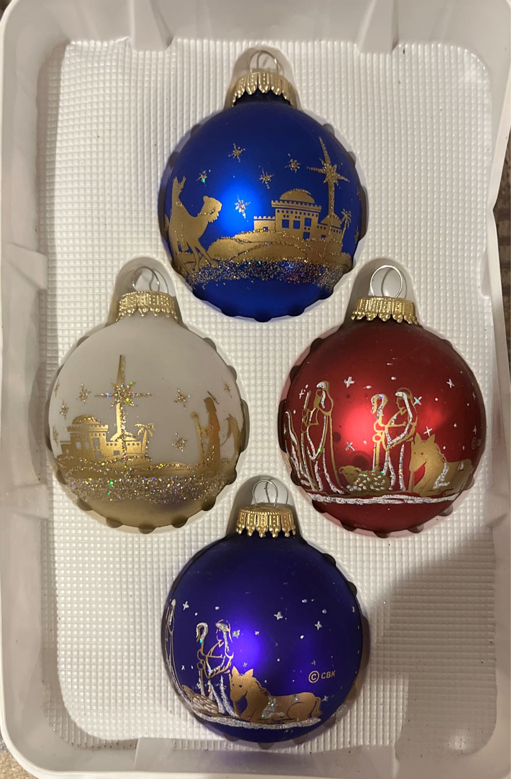 Glass Glitter Globes  ornament collectible [Barcode 024762742701] - Main Image 2