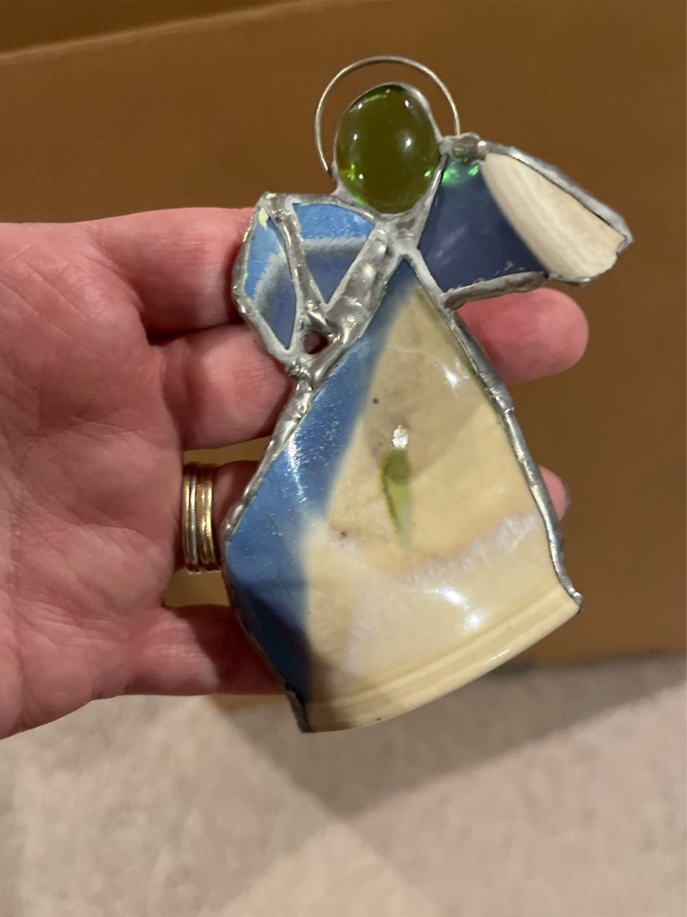 Ceramic - Scioto - Paper Bag Santa - S-2053