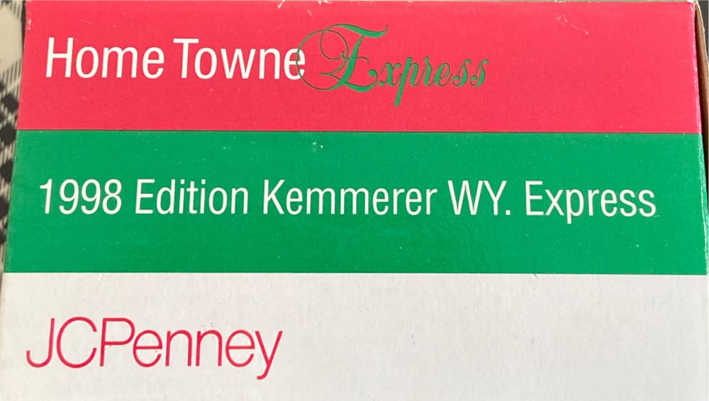 Home Towne Express Edition Kemmerer Wy. Express  ornament collectible [Barcode 033911034703] - Main Image 3