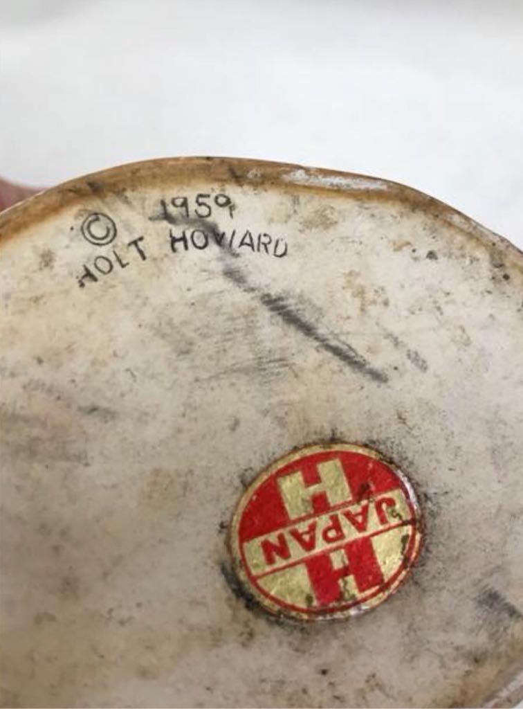 Holt Howard - Holly & Berry Head - Head (Planter) ornament collectible - Main Image 2