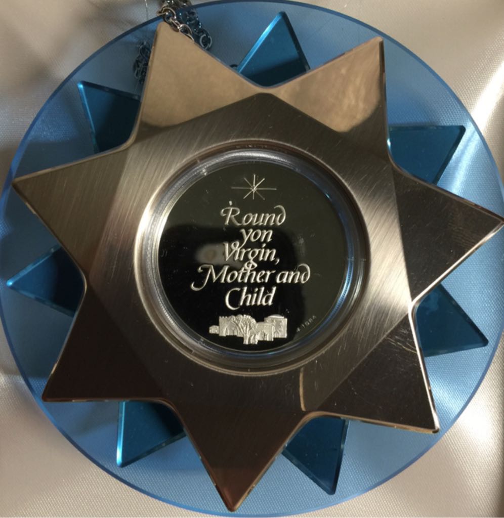 Madonna and Child - Sterling Franklin Mint Xmas orn. (Madonna and Child) ornament collectible - Main Image 2