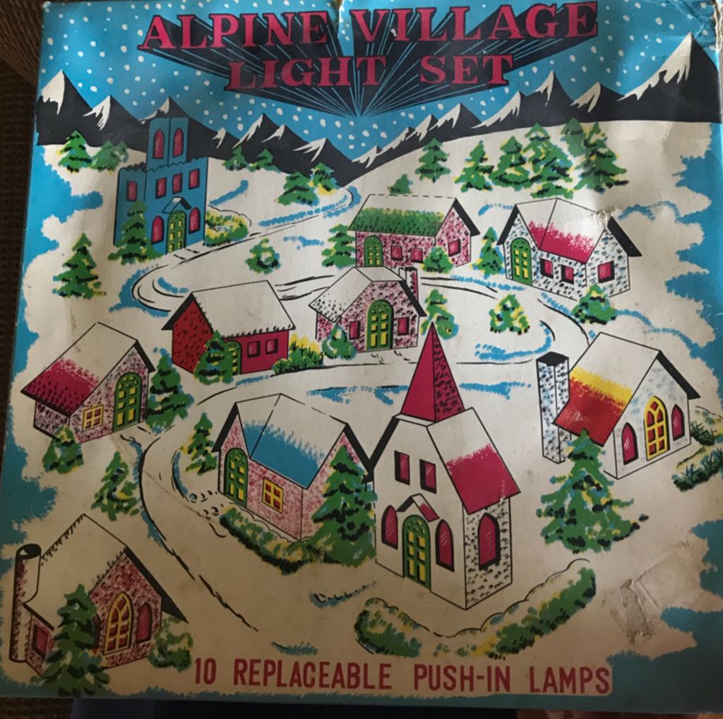 Putz - House - Brown - Alpine Village Set (Putz Village) ornament collectible - Main Image 2