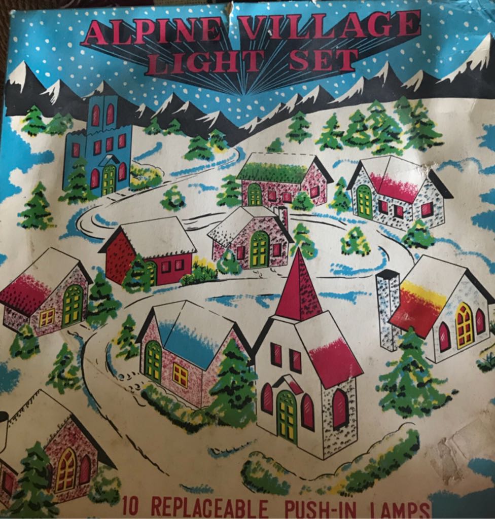 Putz - House - Green/Brown - Alpine Village Set (Putz Village) ornament collectible - Main Image 2