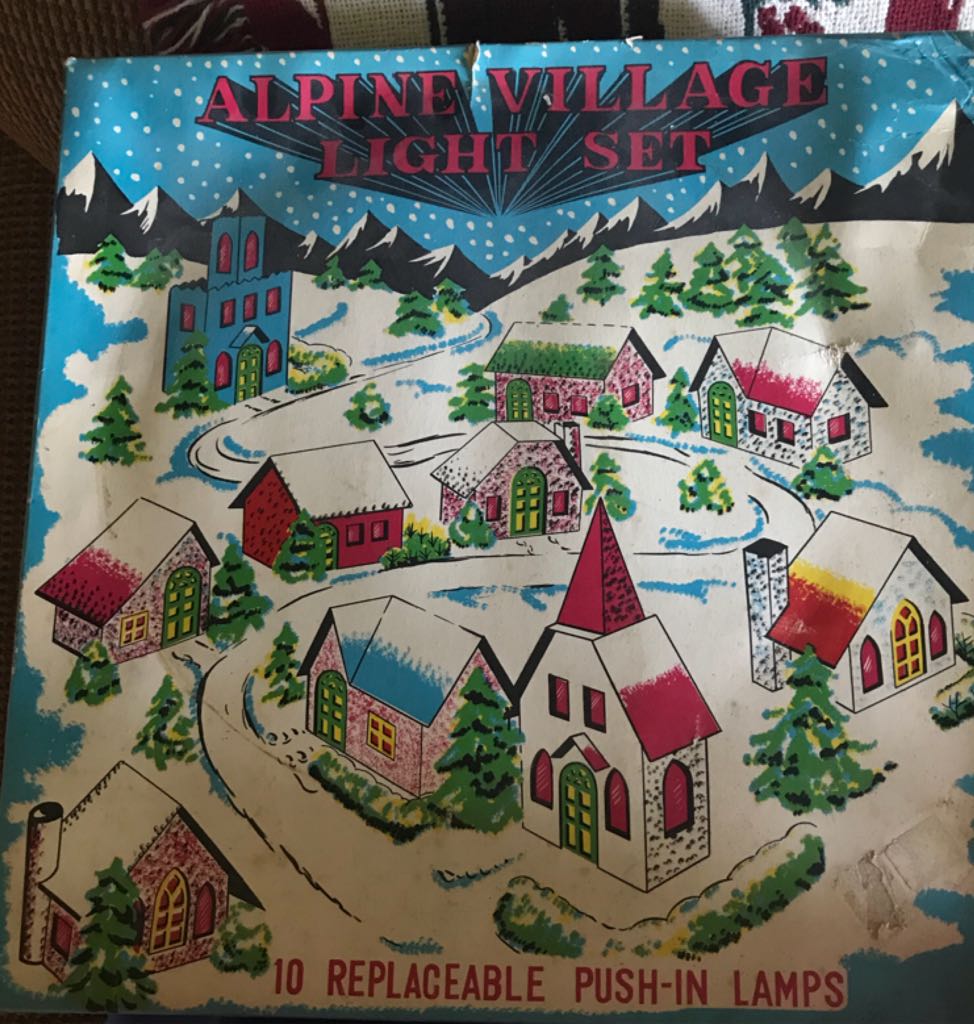 Putz - House - Brown/Green - Alpine Village Set (Putz House) ornament collectible - Main Image 2