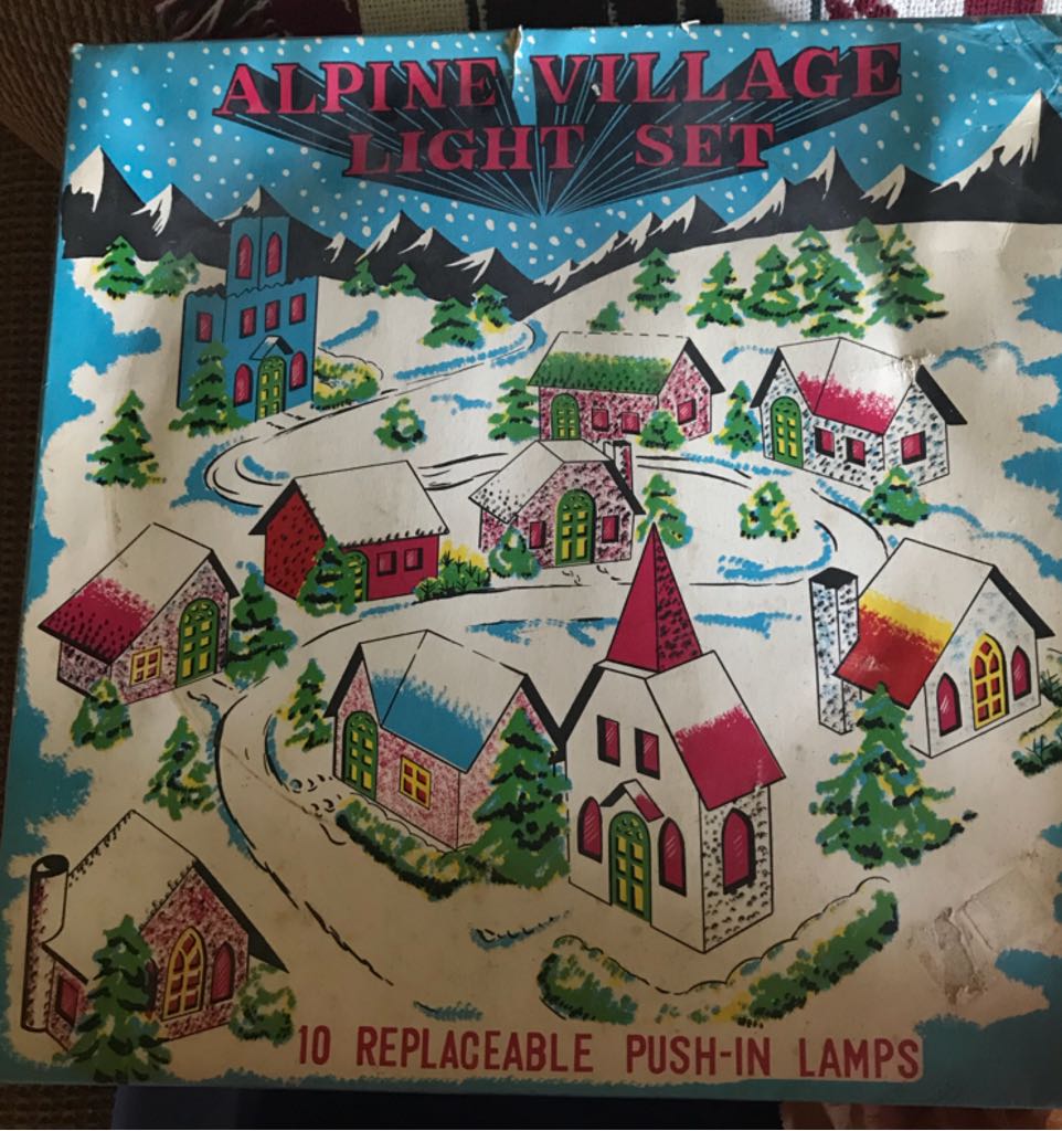 Putz - House - Brown/White - Alpine Village Set (Putz House) ornament collectible - Main Image 2