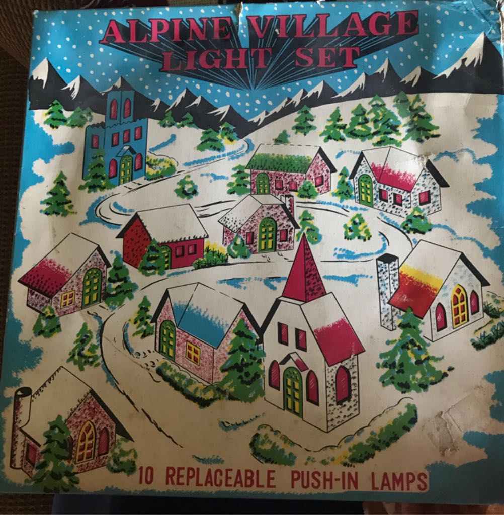 Putz - House - Red - Alpine Village Set (Putz Village) ornament collectible - Main Image 2