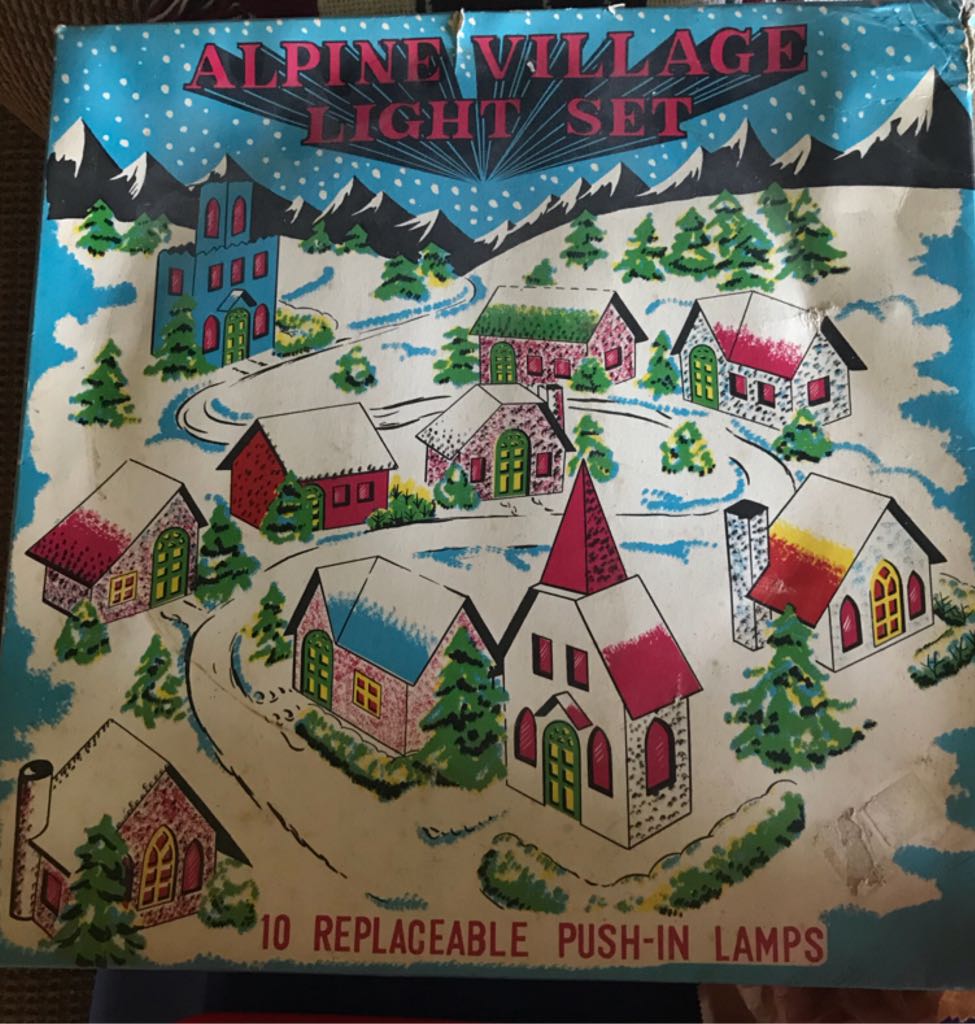 Putz - Building - Blue - Alpine Village Set (Putz Village) ornament collectible - Main Image 2