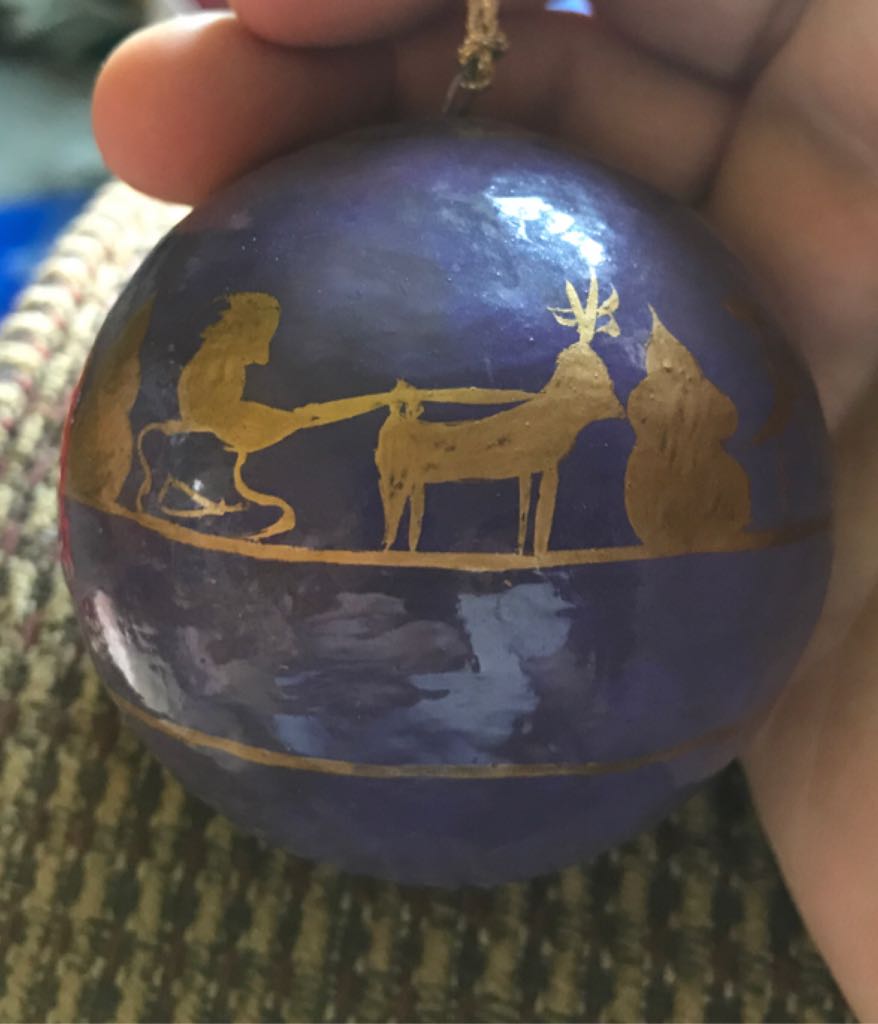 Bead & Sequin - Rhombus - Gold, Green With Tassel