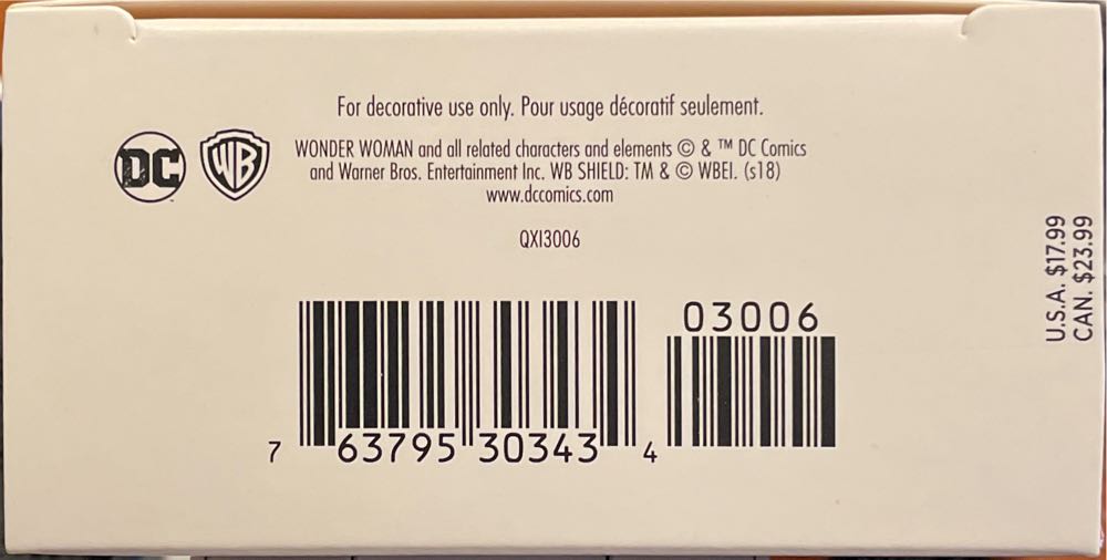Wonder Woman - Wonder Woman (DC) ornament collectible [Barcode 763795303434] - Main Image 3