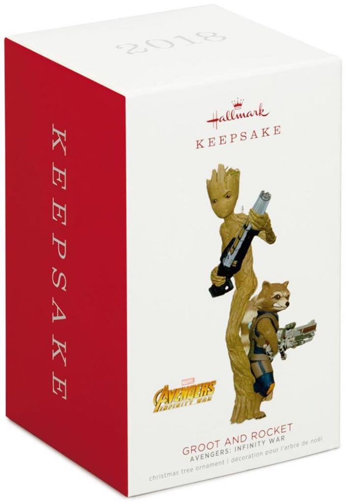 Groot And Rocket - Marvel (Avengers Infinity War) ornament collectible [Barcode 763795346356] - Main Image 2
