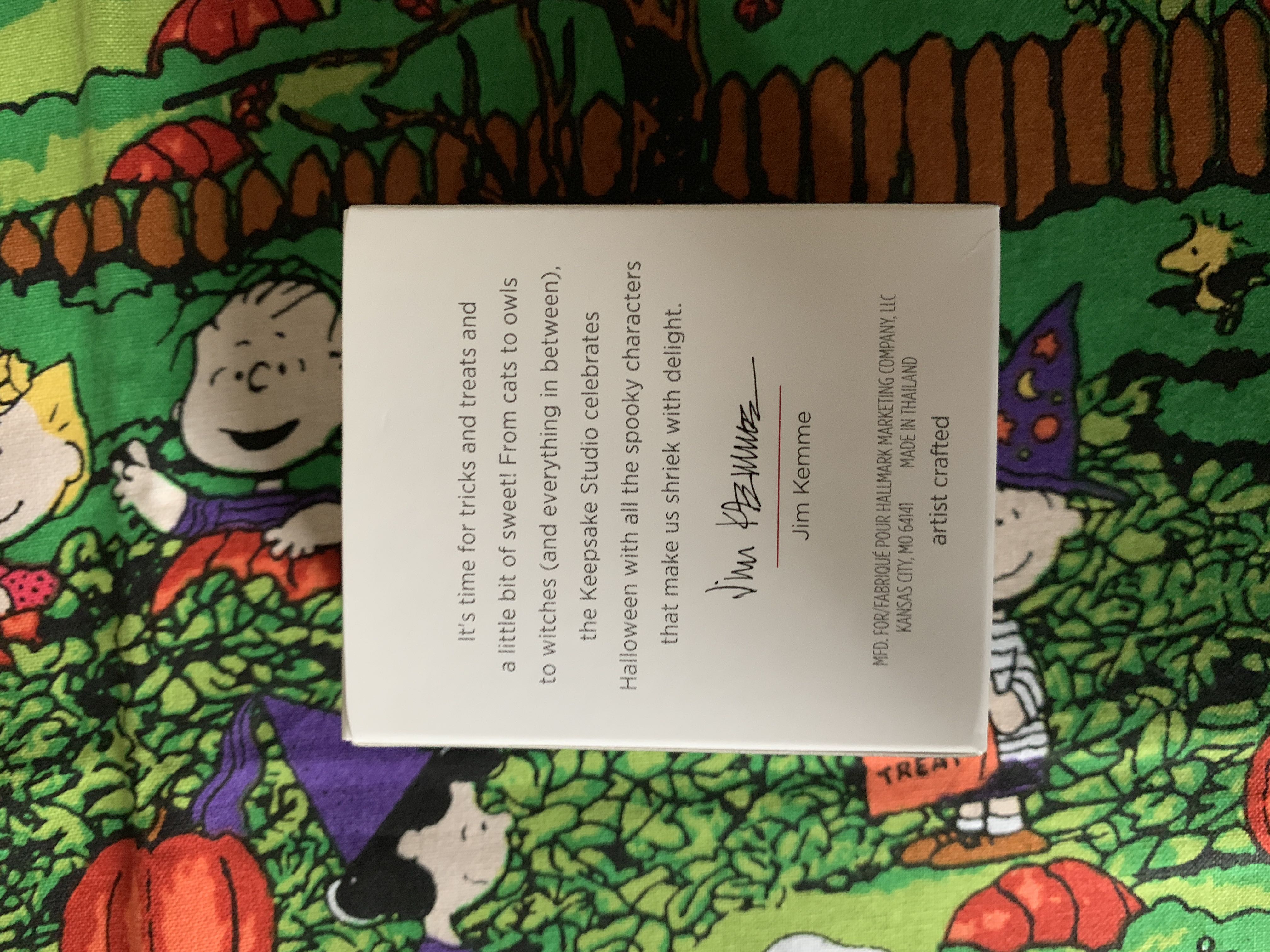 Trick-or-Treat Snoopy - Peanuts (Halloween) ornament collectible [Barcode 763795386642] - Main Image 2