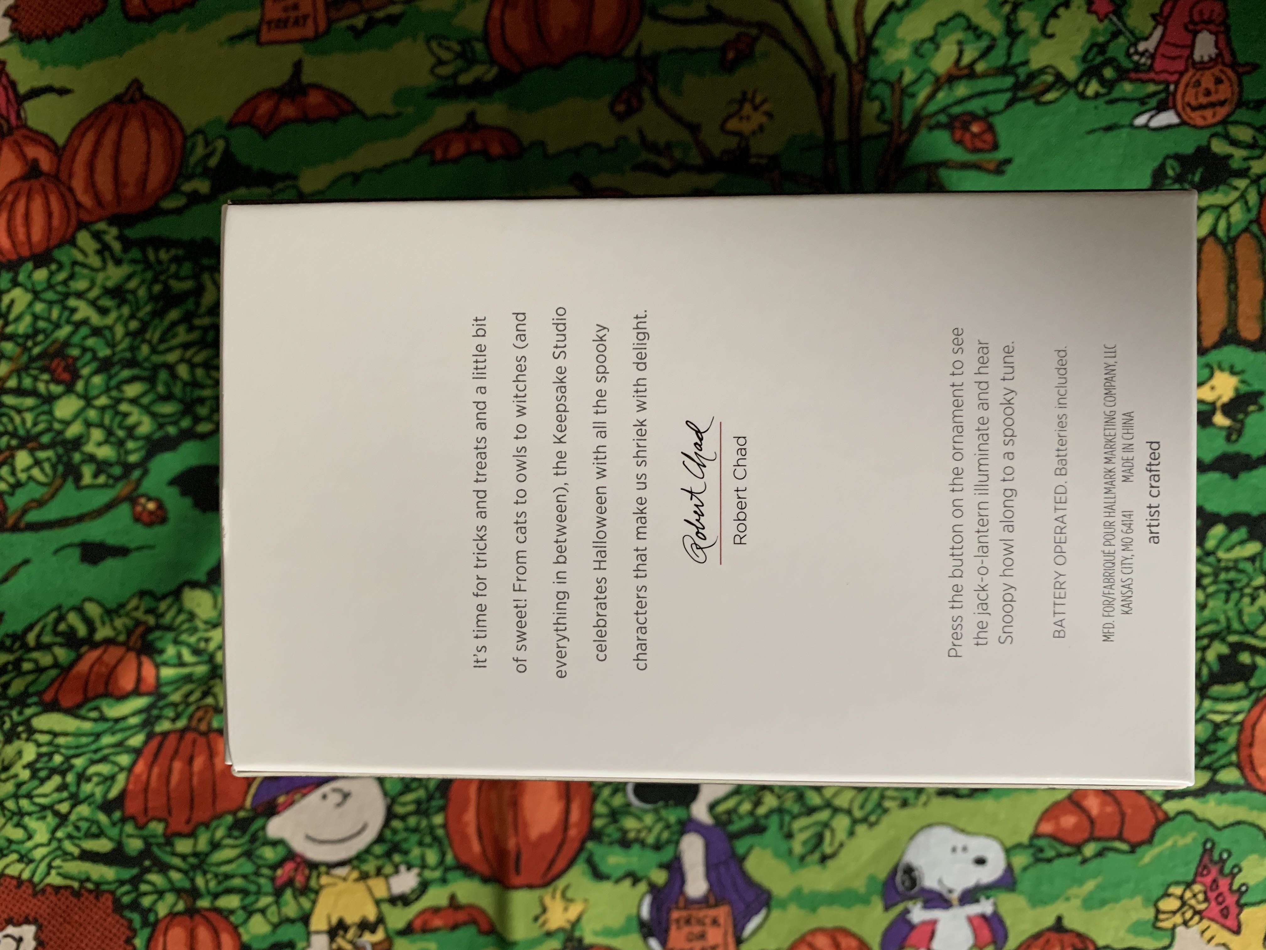 Spooky Snoopy - Snoopy (Halloween) ornament collectible [Barcode 763795348091] - Main Image 2