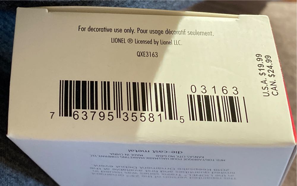 2245 P Texas Special Locomotives - Lionel Train Series (Trains) ornament collectible [Barcode 763795355815] - Main Image 3