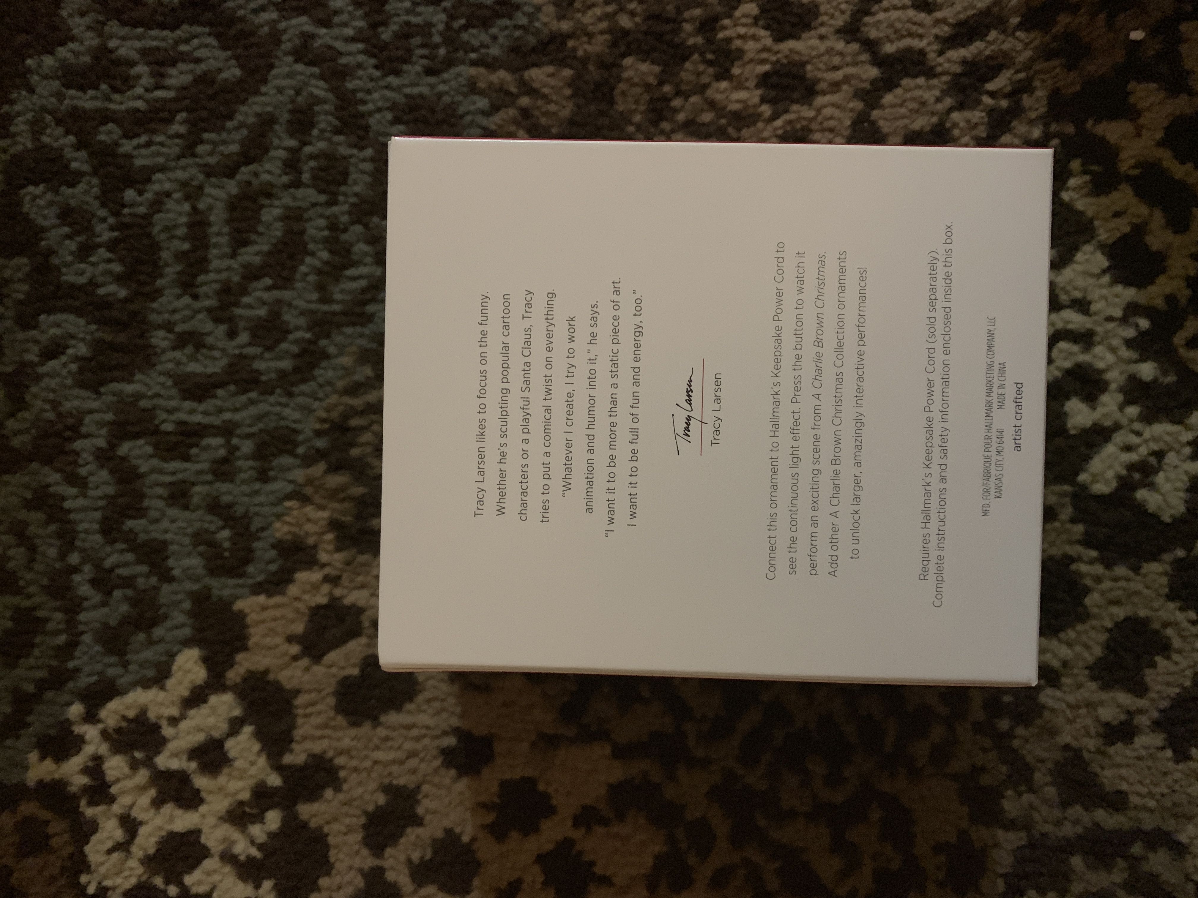 Schroeder - A Charlie Brown Christmas (Peanuts) ornament collectible [Barcode 763795347070] - Main Image 2