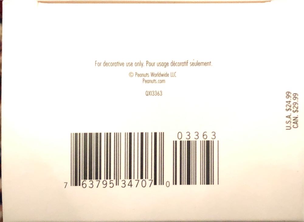 Schroeder - A Charlie Brown Christmas (Peanuts) ornament collectible [Barcode 763795347070] - Main Image 3