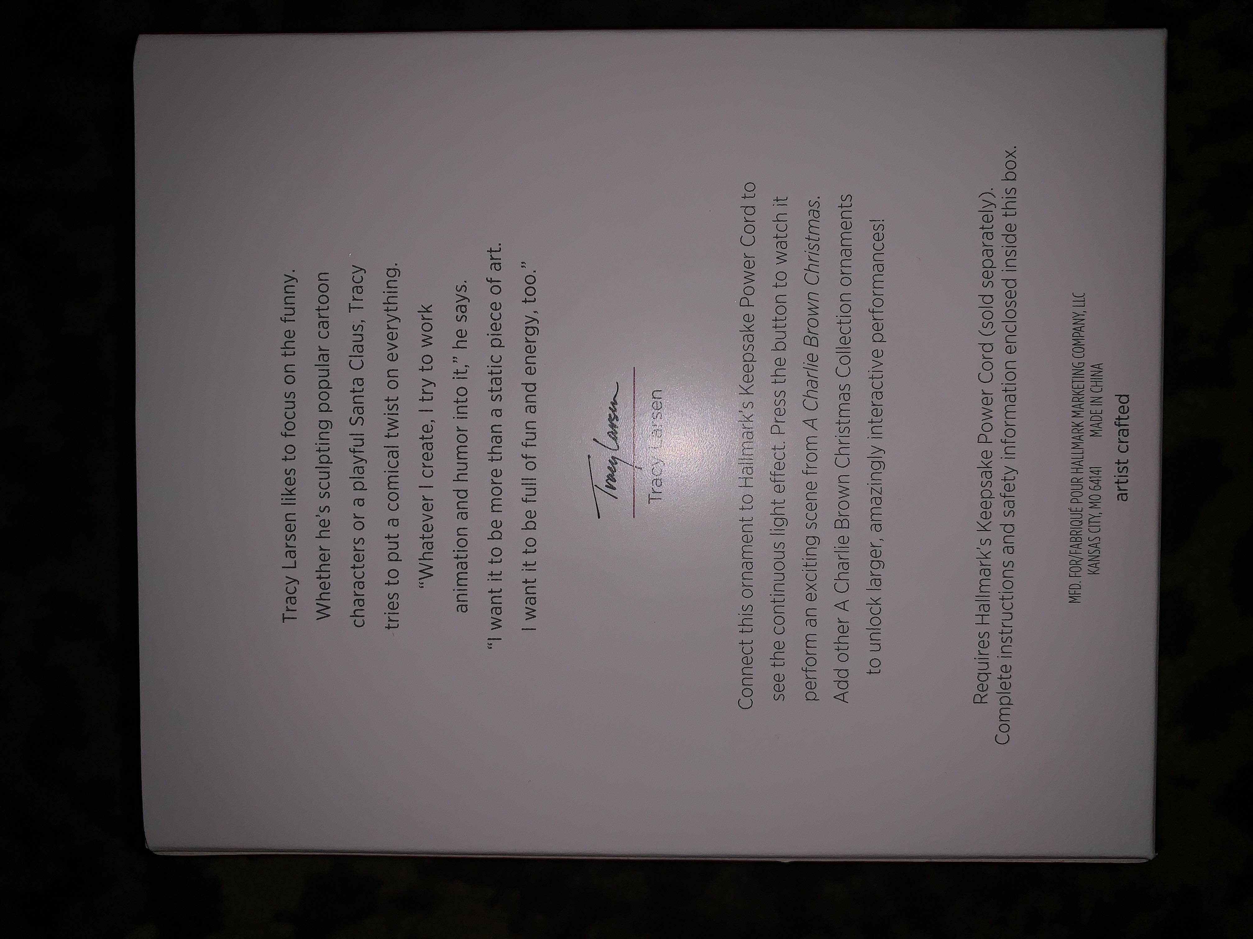 A Charlie Brown Christmas Lucy - Peanuts (Christmas) ornament collectible [Barcode 763795346936] - Main Image 2