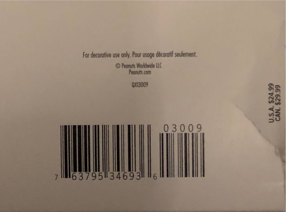 A Charlie Brown Christmas Lucy - Peanuts (Christmas) ornament collectible [Barcode 763795346936] - Main Image 3