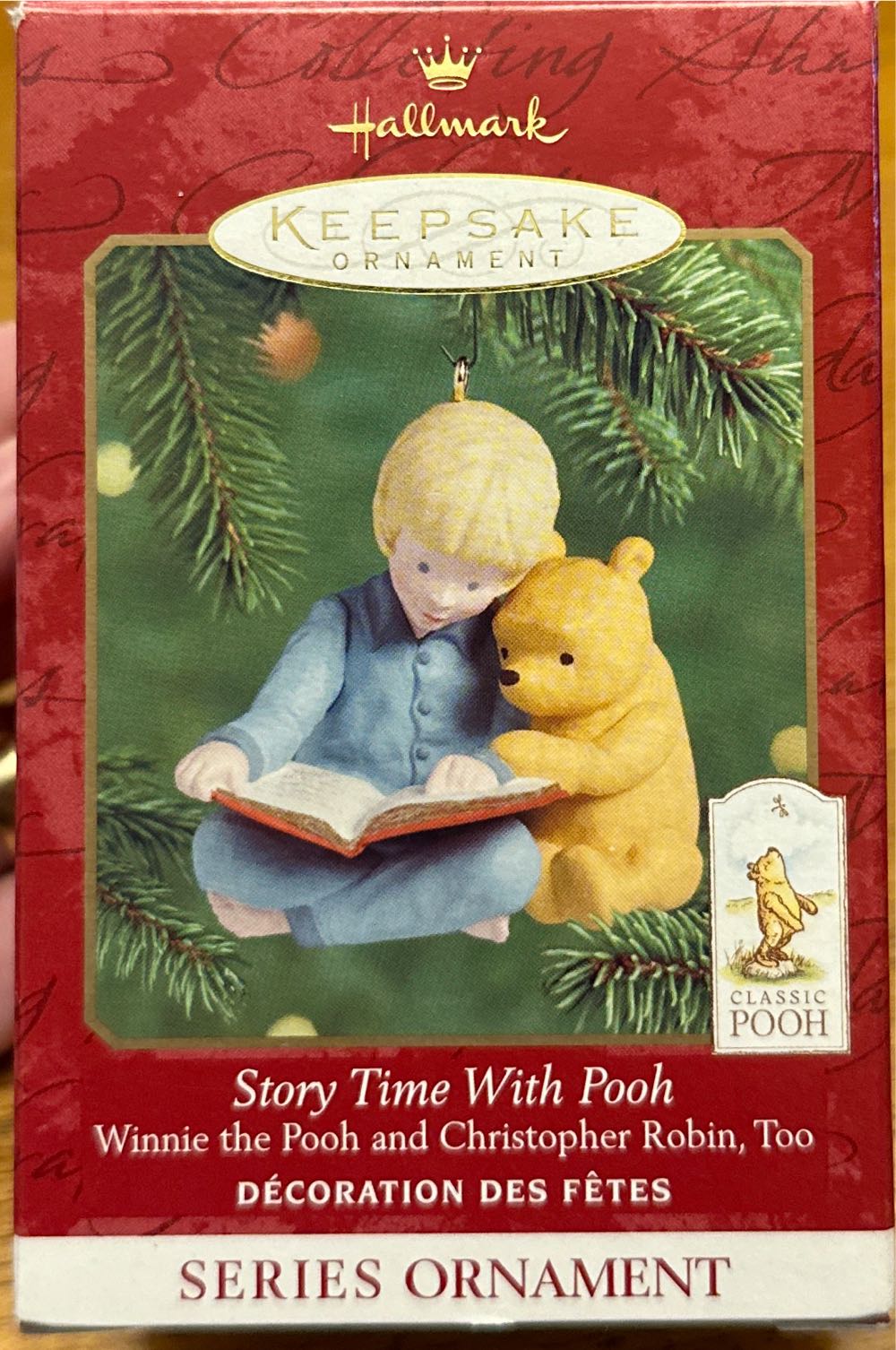 Story Time With Pooh - Disney Winnie The Pooh (Walt Disney Productions) ornament collectible [Barcode 015012566345] - Main Image 3