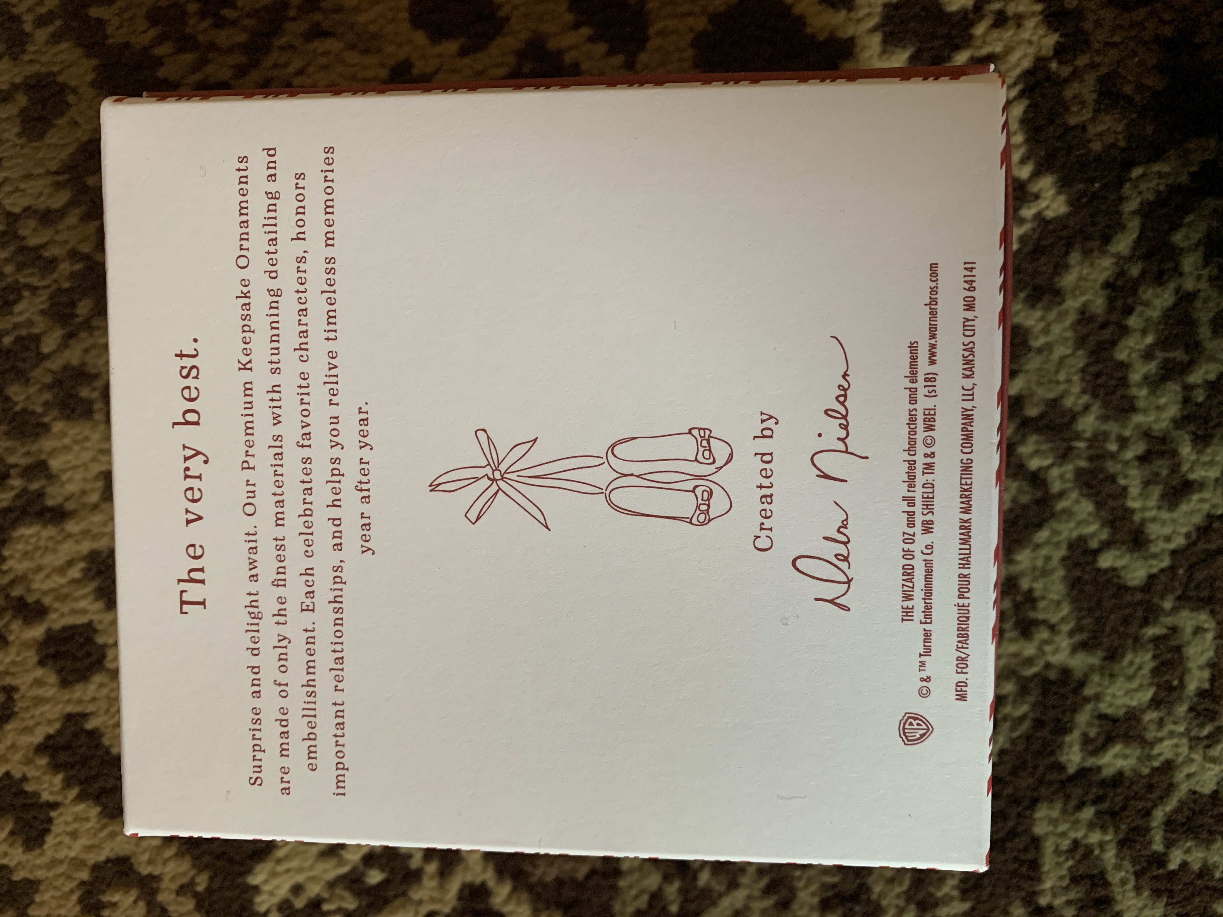 Ruby Slippers - The Wizard Of Oz (Wizard of Oz) ornament collectible [Barcode 763795331284] - Main Image 2