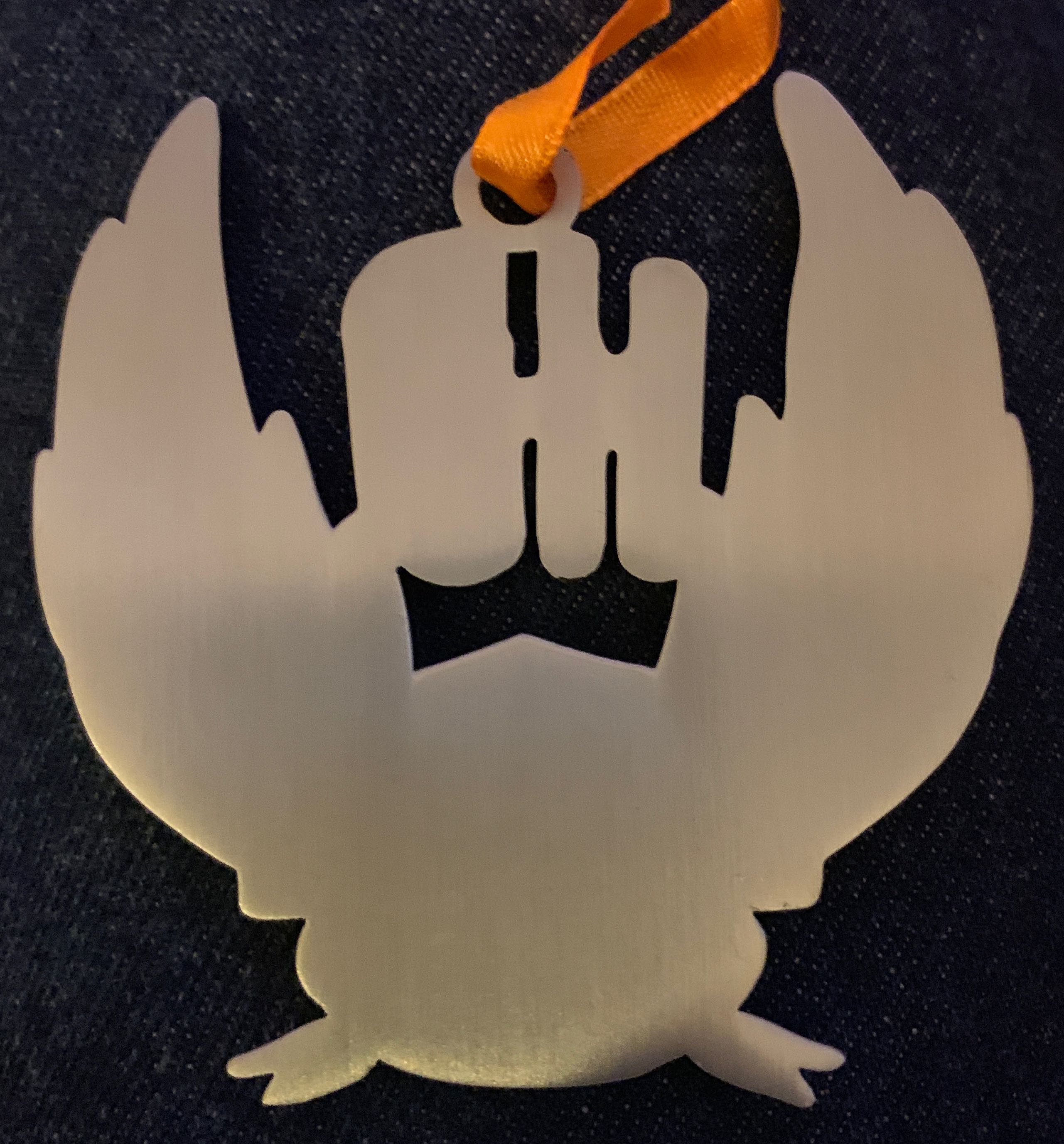 Pewter 2016 Harley Davidson HD Bar & Shield Wings  ornament collectible - Main Image 2