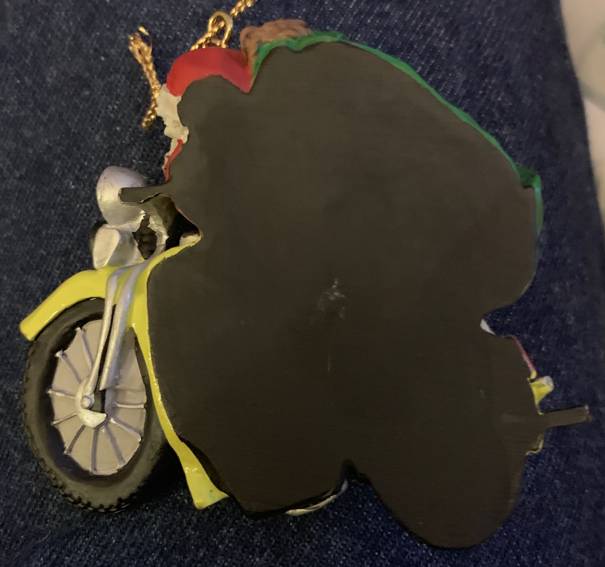 PolyResin 1998 Harley Davidson “Up, Up & Away”  ornament collectible - Main Image 2