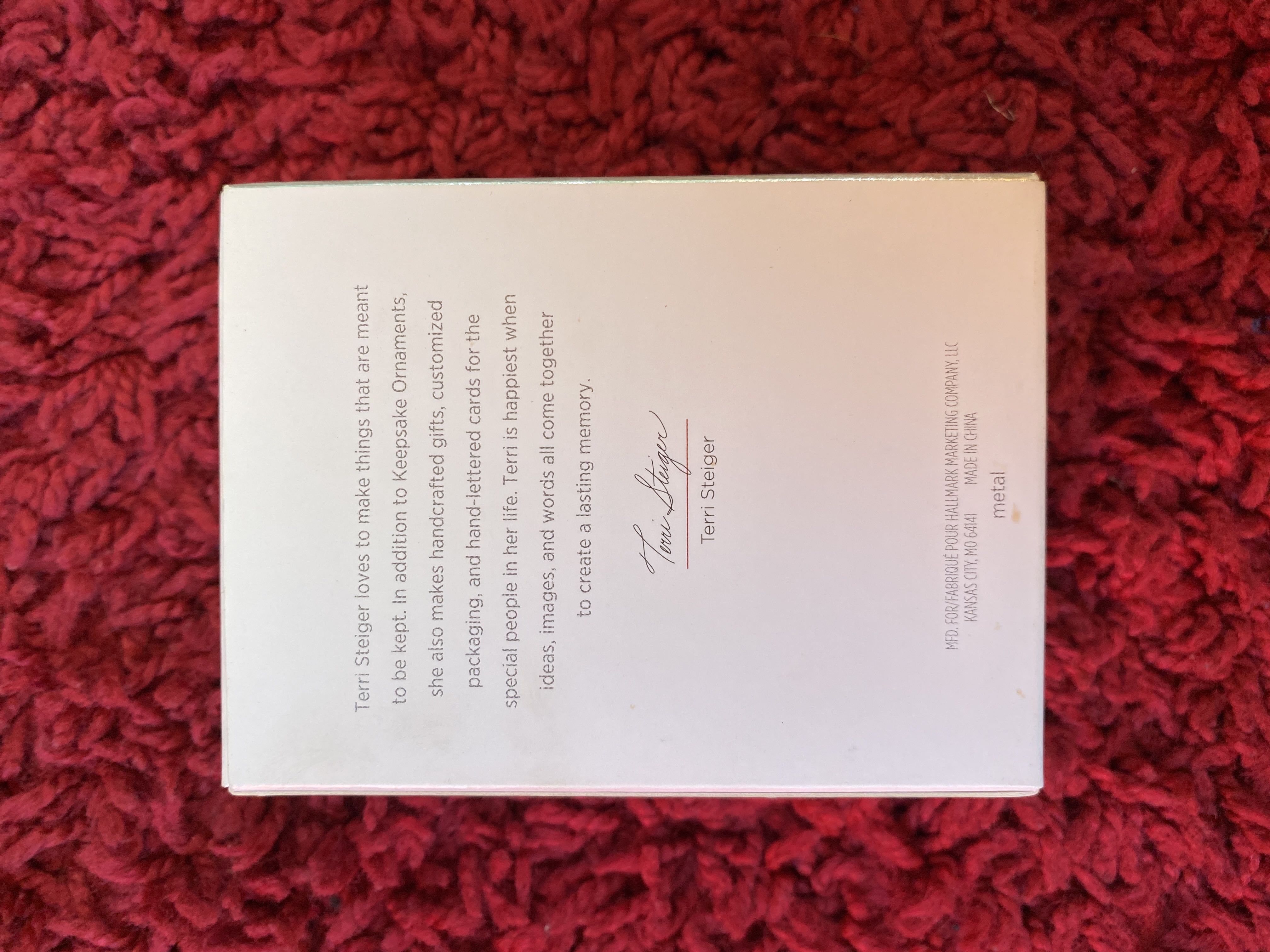 Time For Love 2018 - Couples (You & Me) ornament collectible [Barcode 763795277087] - Main Image 3