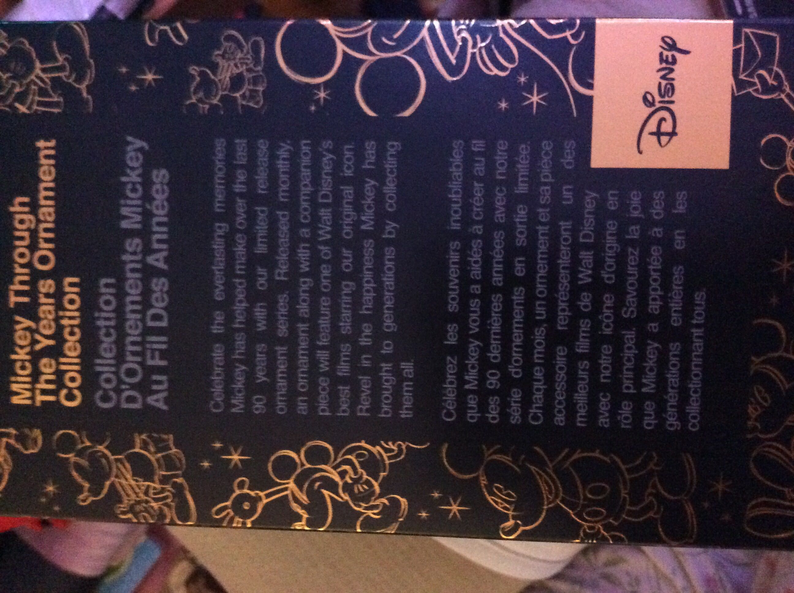 Deck The Halls  (Mickey Through The Years Ornament Collection) ornament collectible [Barcode 465059071867] - Main Image 3