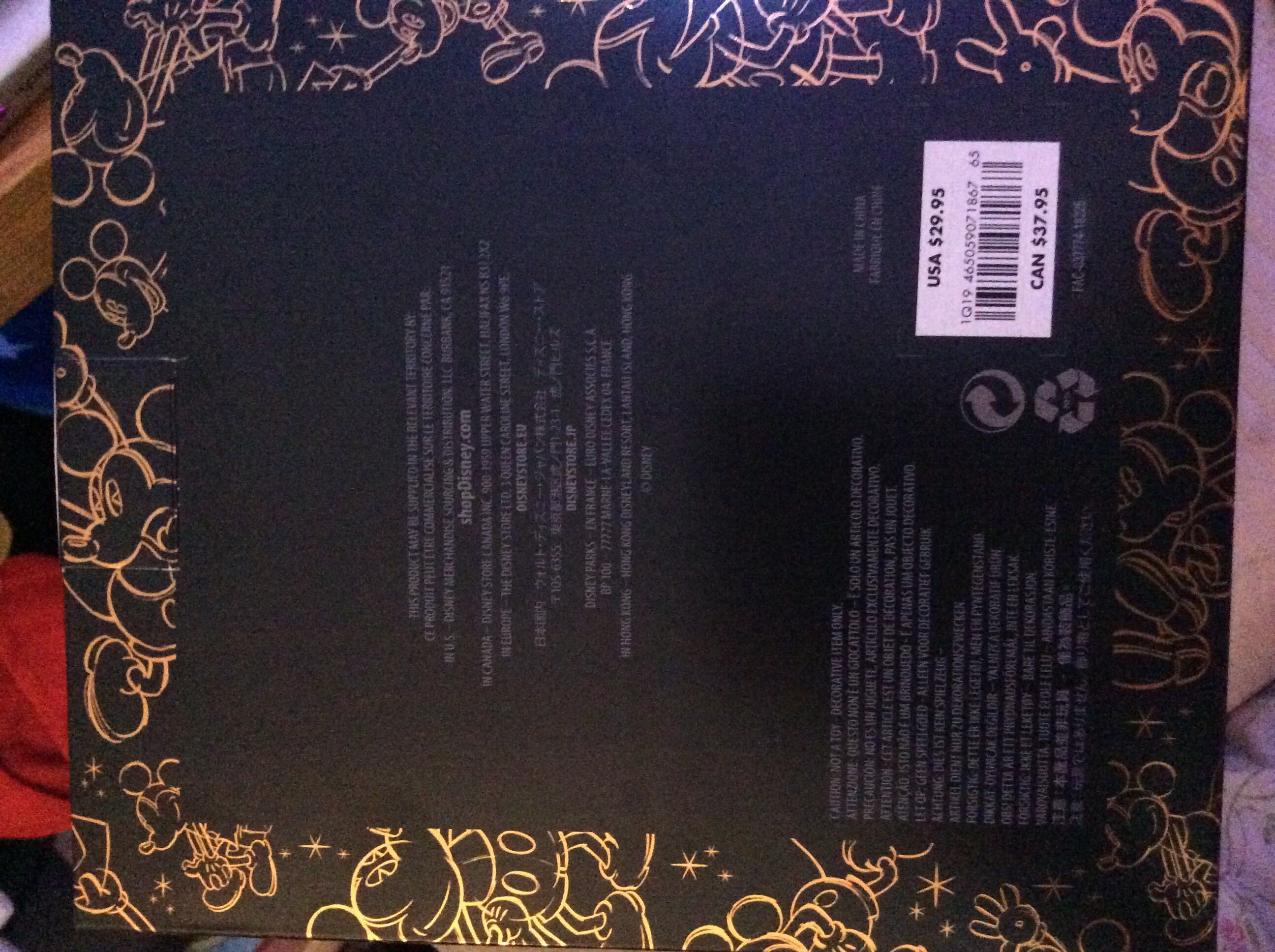 Deck The Halls  (Mickey Through The Years Ornament Collection) ornament collectible [Barcode 465059071867] - Main Image 4