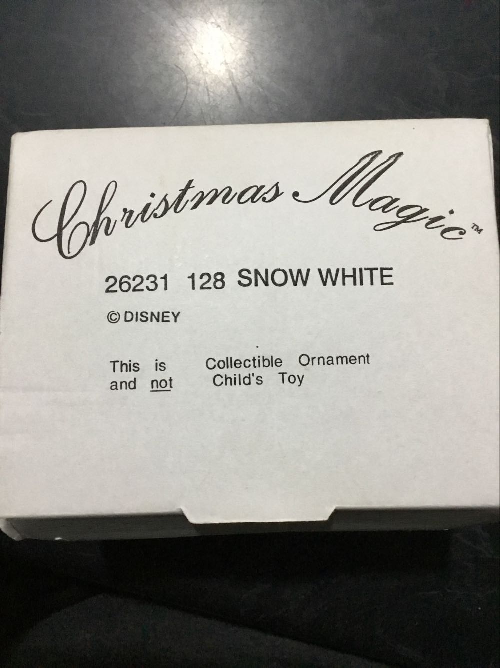 Snow White On Swing - Disney Snow White and the Seven Dwarfs ornament collectible - Main Image 2